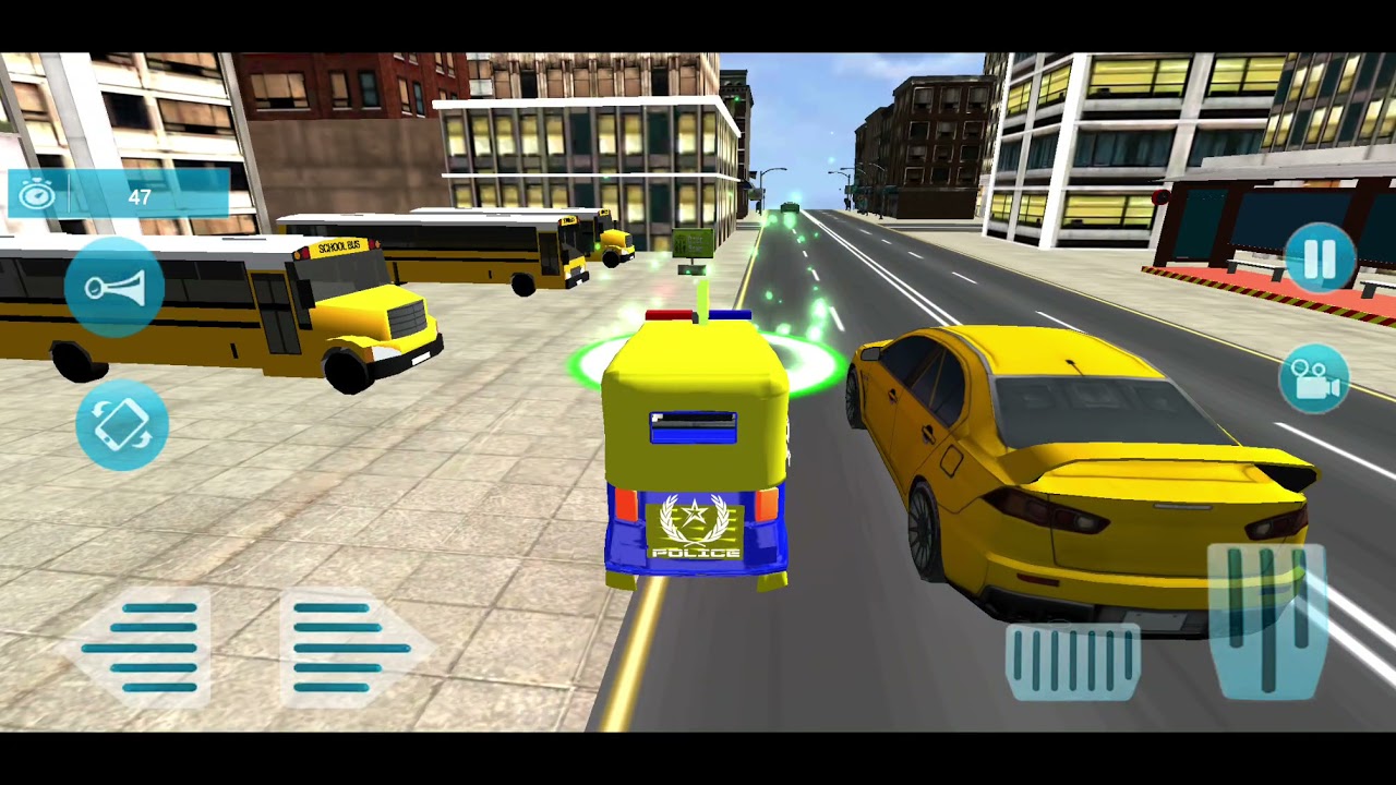 Police Tuk Tuk Auto Rickshaw Driving Game 2021- Tuk Tuk Rickshaw Game- iOS Android GamePlay