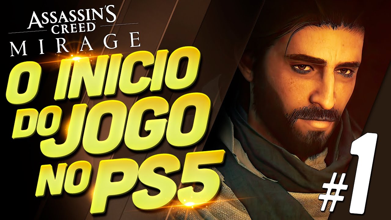 MEU PRIMEIRO CONTATO COM ASSASSIN'S CREED MIRAGE NO PS5 - PARTE 1 (SÉRIE GRAVADA)