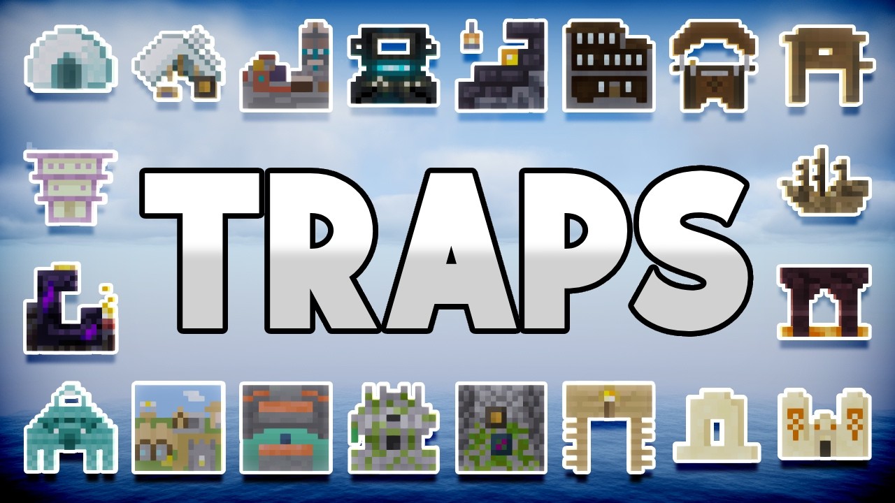 I added Traps to Every Structure in Minecraft