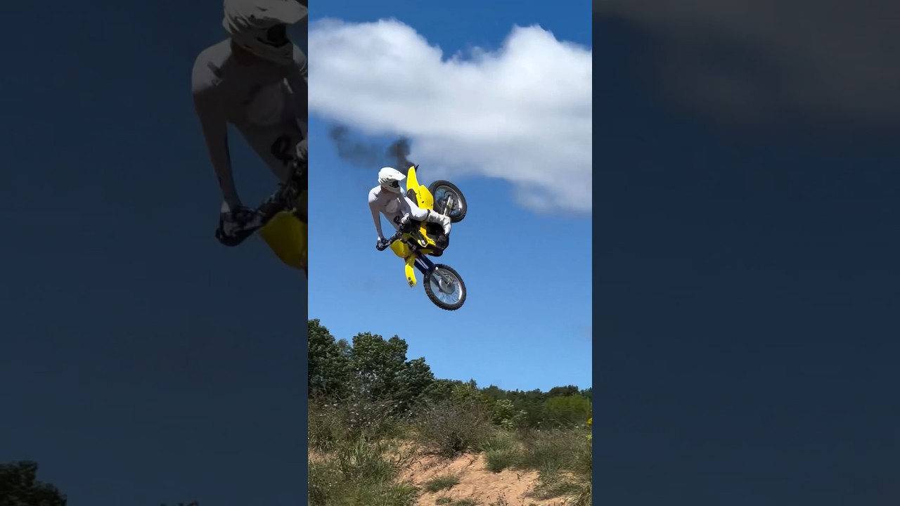 Shredding a Suzuki DRZ400! 😳