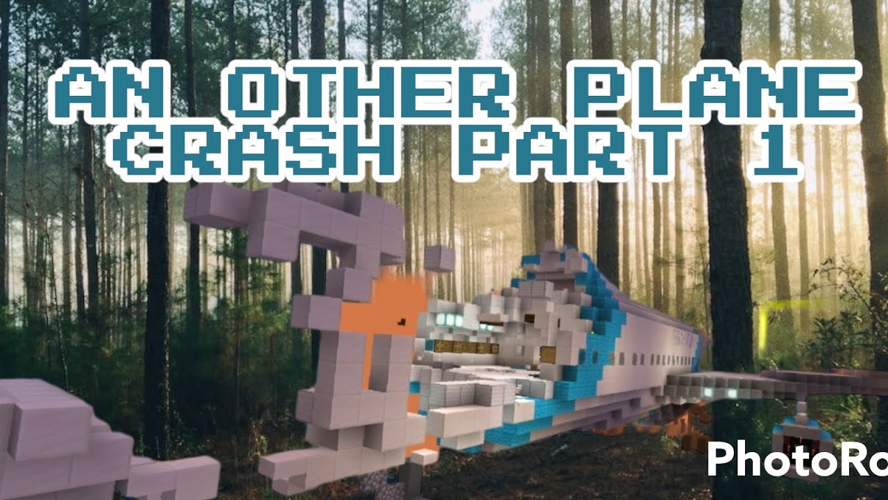 AN OTHER PLANE CRASH PART 1 NO JUMPING IN THE PLANE(Minecraft)