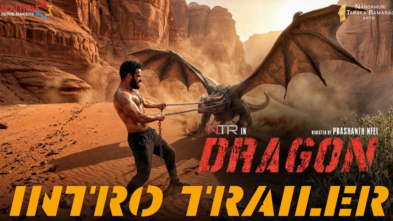 Dragon NTR Intro Trailer | Prashanth Neel | Junior NTR | Rukmini Vasanth | Bobby Deol | Ravi Basrur