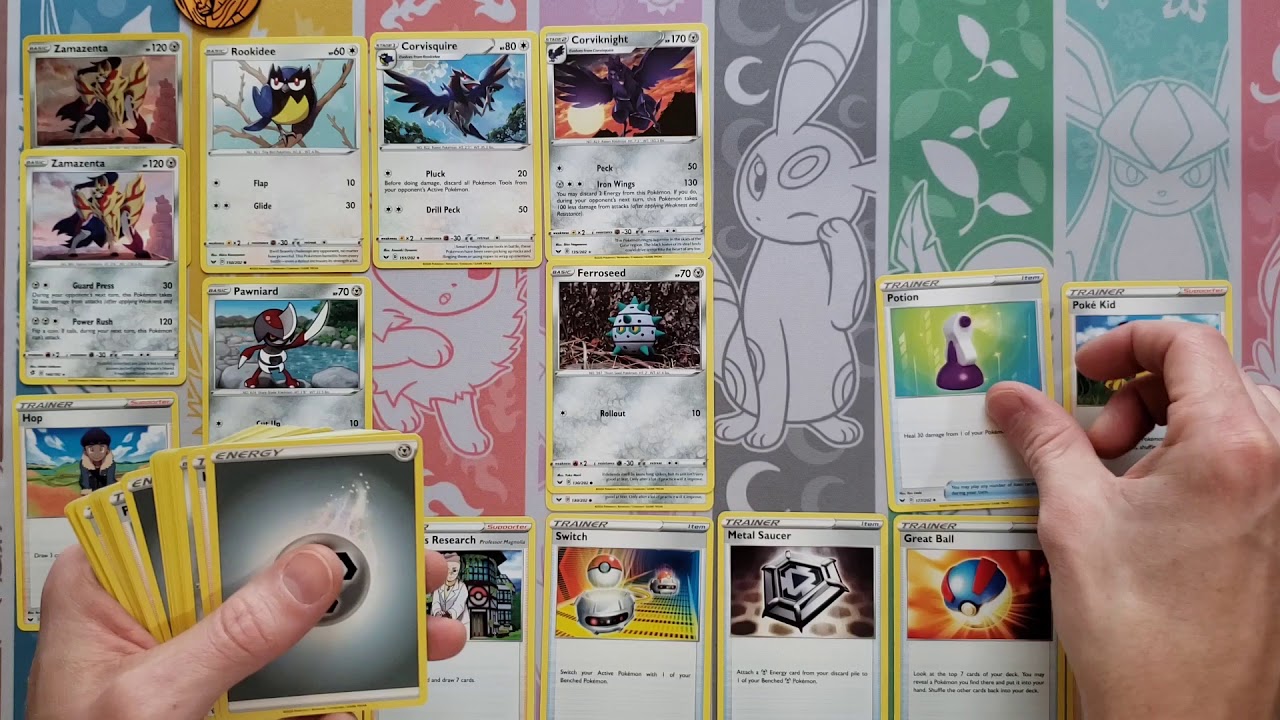 Pokemon Rebel Clash Zamazenta Theme Deck Opening - What's Inside?