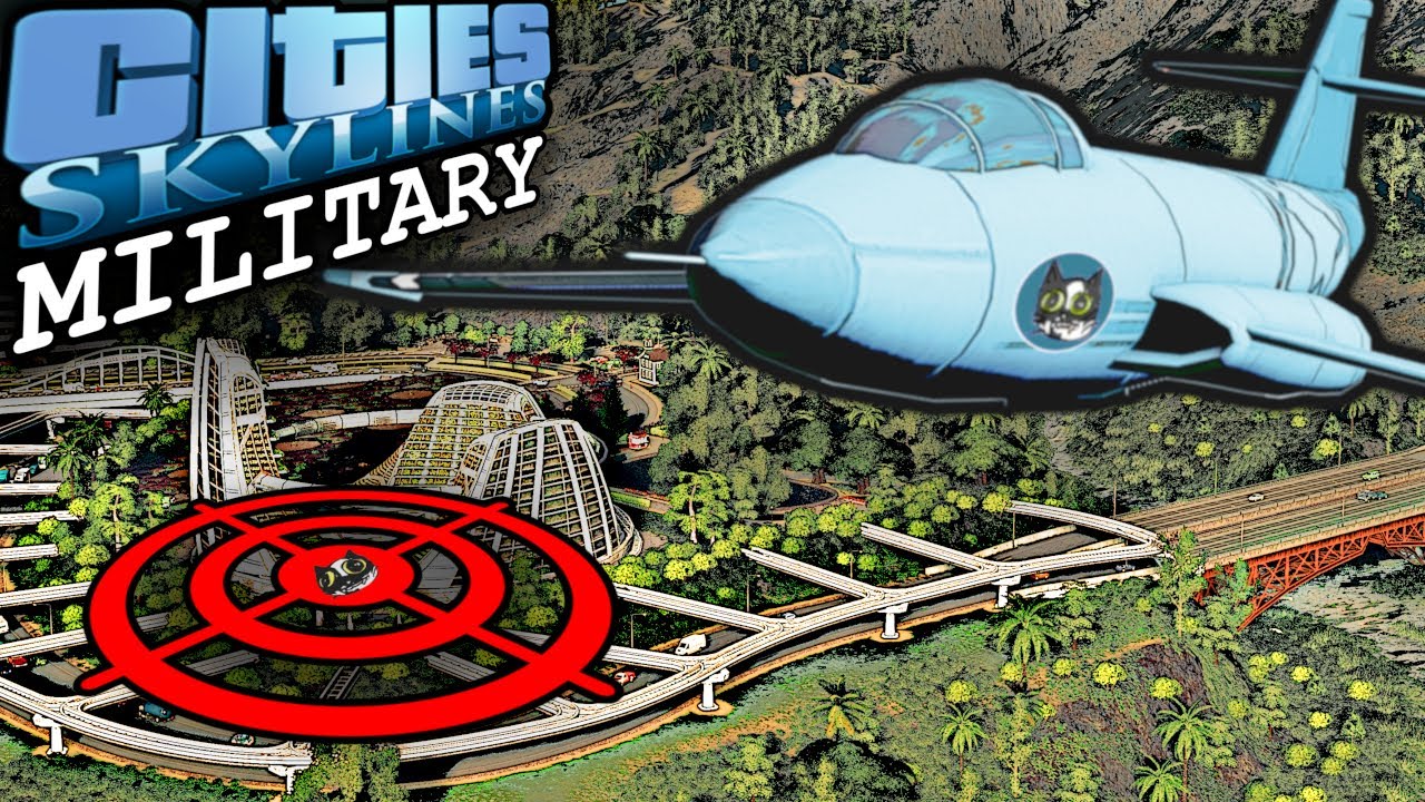 How to build a fully functional NAVAL AIR BASE [4K FINALE] Cities Skylines 100% Vanilla Baby