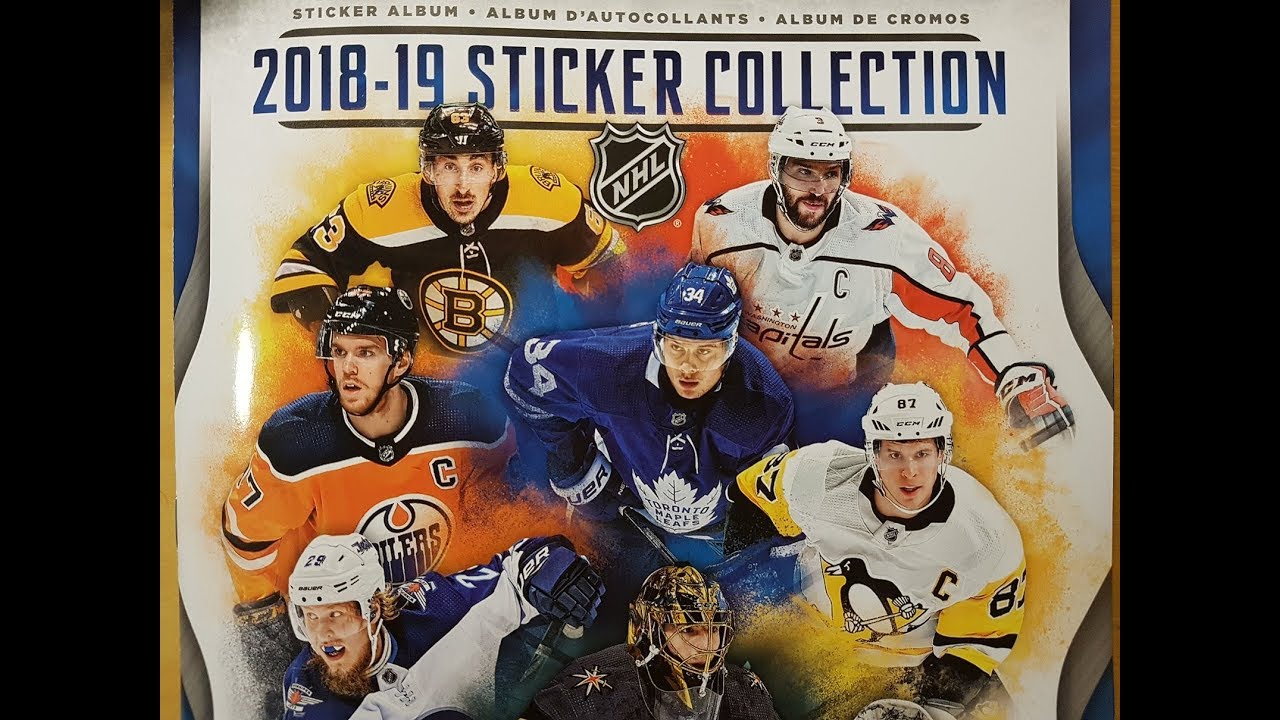 Panini NHL 2018-19 Sticker Collection Box Break and Album Review