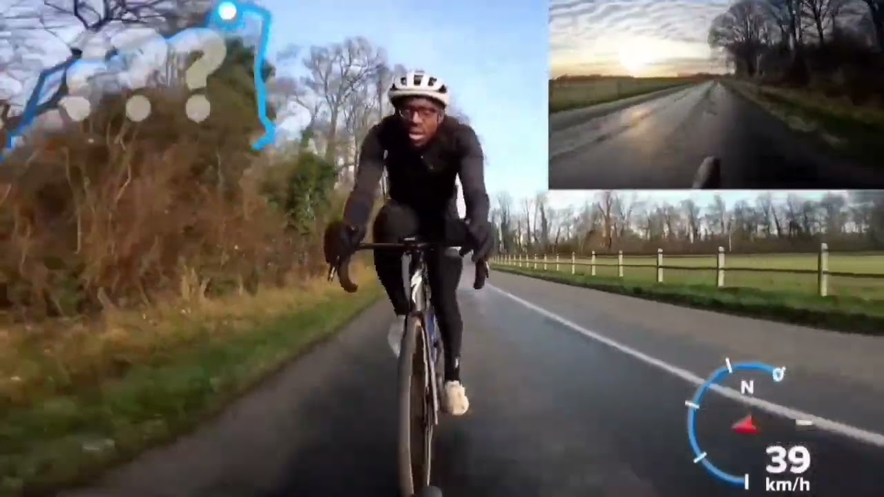 Segment Neufmoutiers vers Santeny: 29,8km KOM Strava.