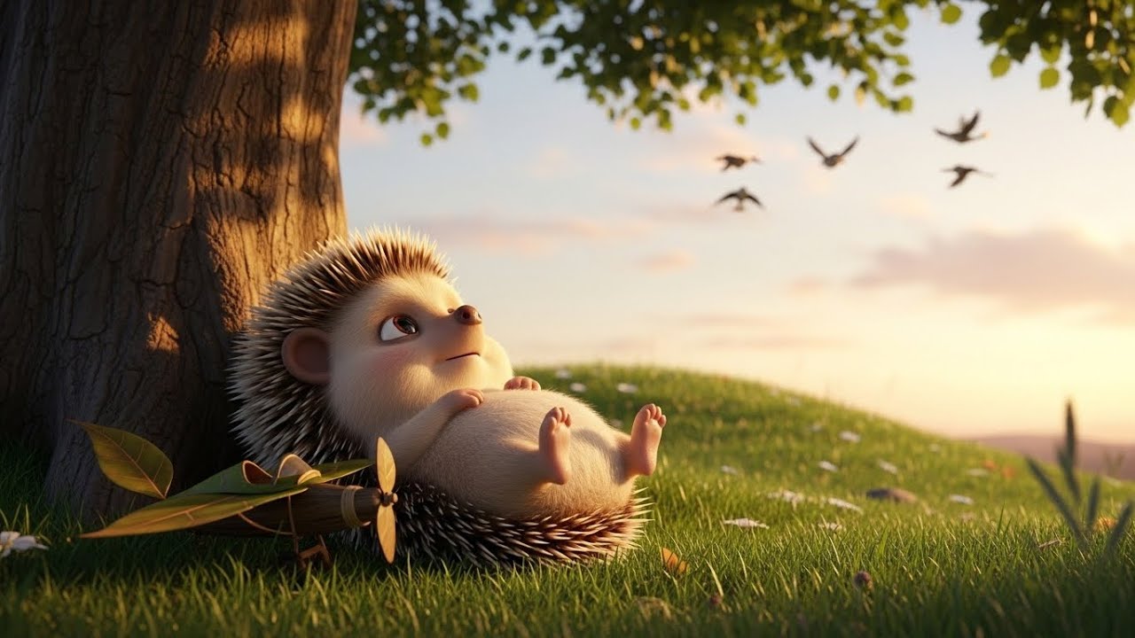 Little Hedgehog’s🦔dream to fly | calming story | Forest stories 