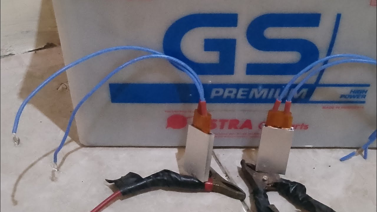 UJI COBA ELEMEN PEMANAS DC 12 V # SUBSCRIBE # LIKE .