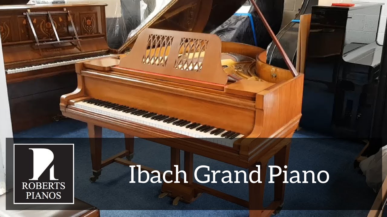 Ibach grand piano 180cm 5ft 11in 1910 rosewood