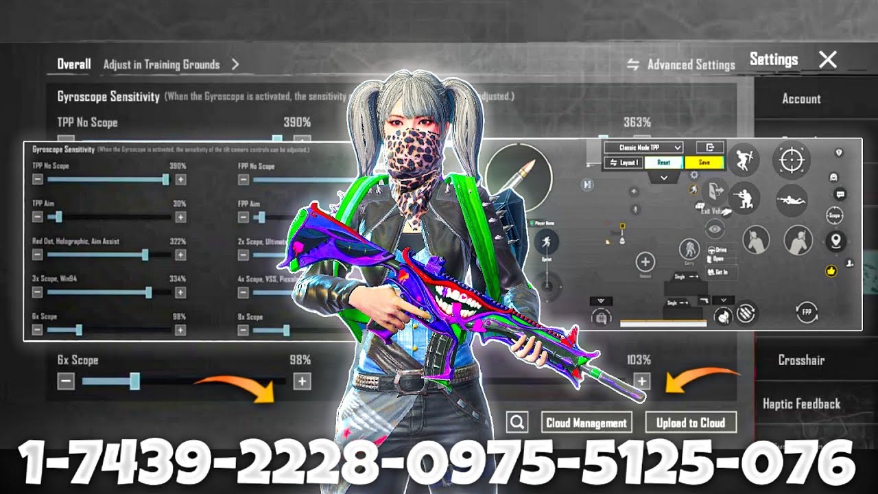 NEW UPDATE 4.2🔥BEST SENSITIVITY CODE + CONTROL SETTINGS BGMI/PUBG MOBILE