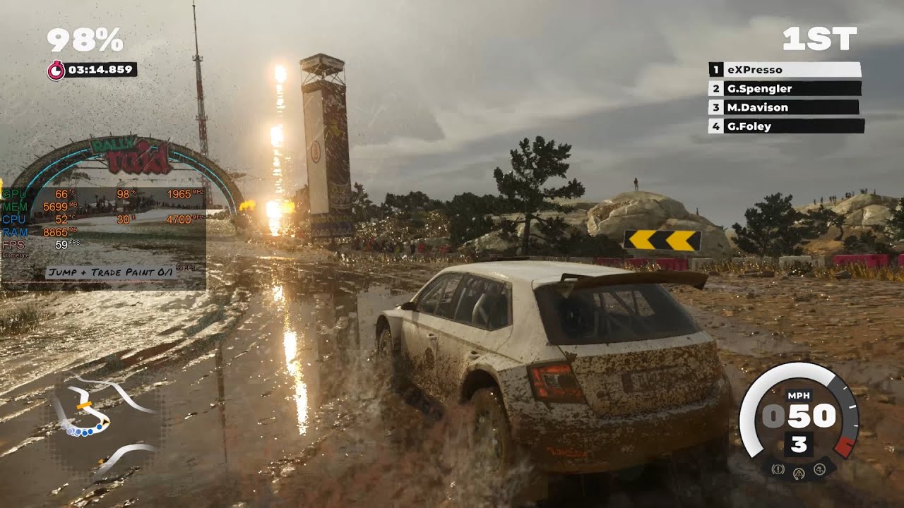 DiRT 5 ULTRA HIGH SETTINGS FRAMERATE TEST 1080P | RTX 2070 SUPER OC | i7 9700K @ 4.7 GHz