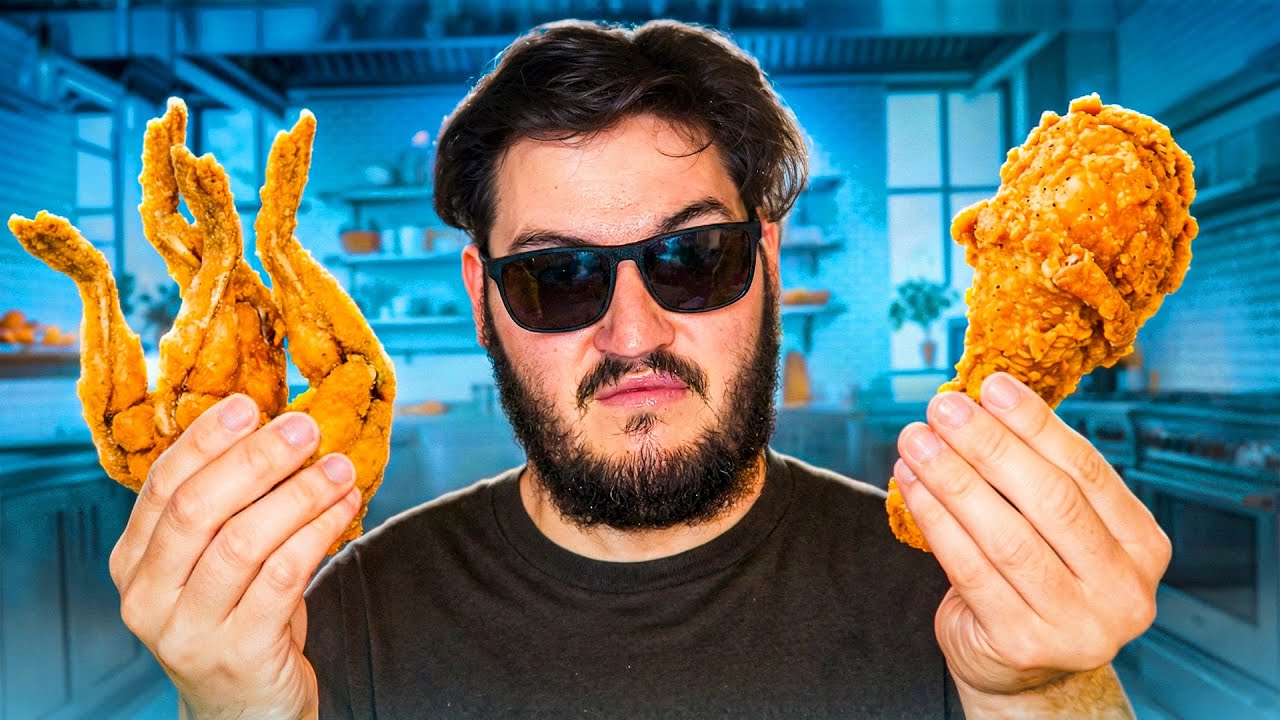 Fried Chicken Legs VS Fried Frog Legs