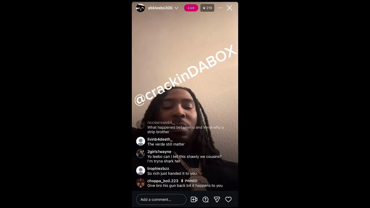 EBK Leebo w/MallyBo Speaking On SSRICH33 Nd Verde Babii‼️ Funny IG Live 😂 