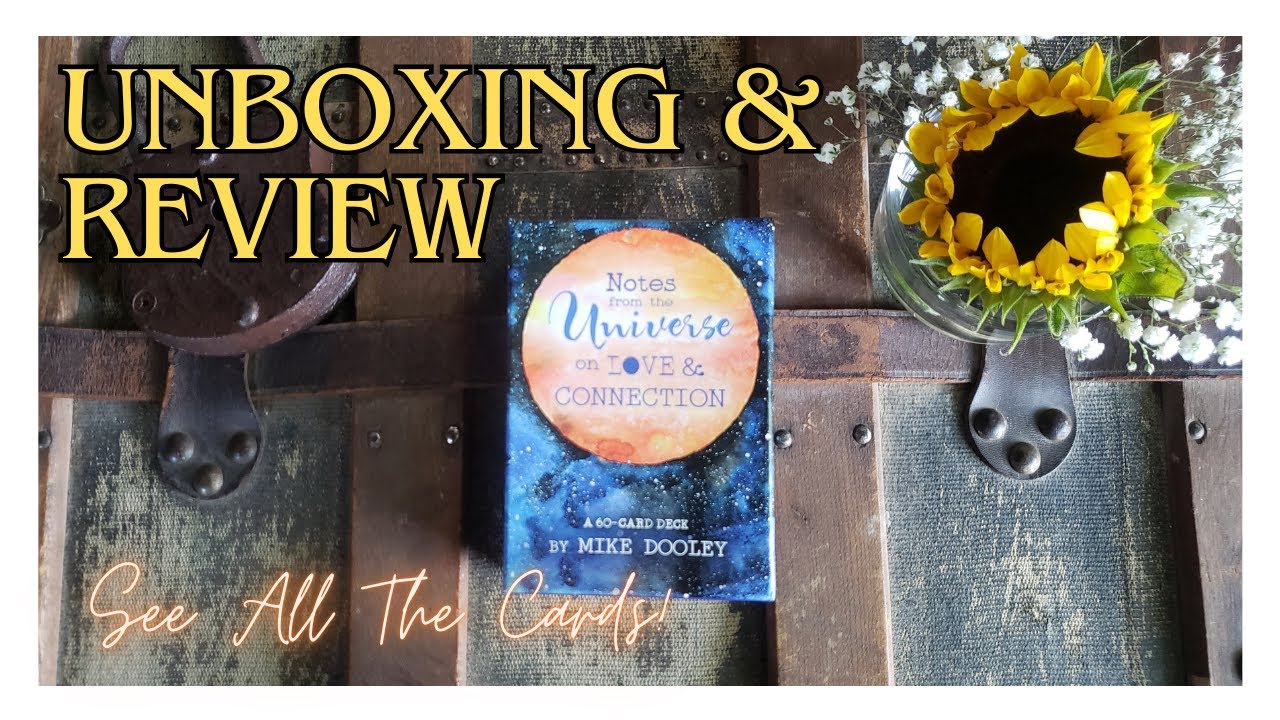 Notes From The Universe On Love & Connection Cards Unboxing Review & Flip Through #unboxing #love
