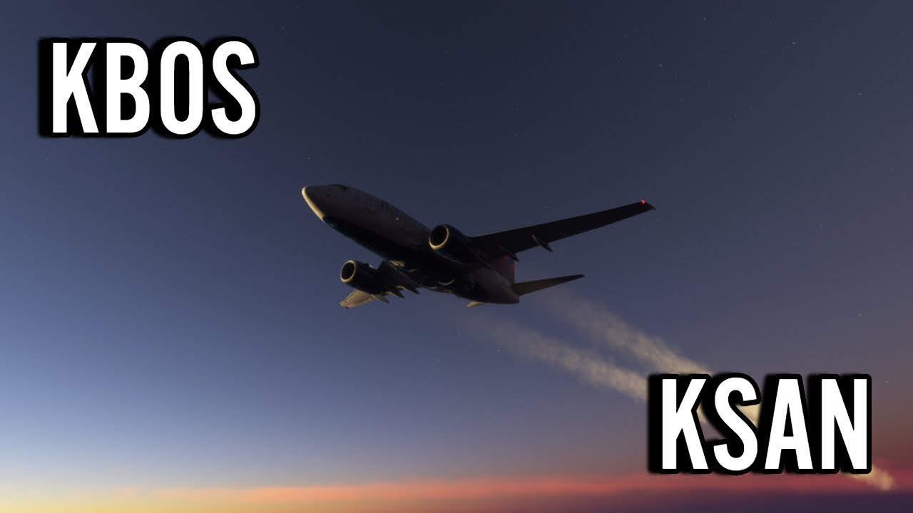 Boston to San Diego | VATSIM full flight