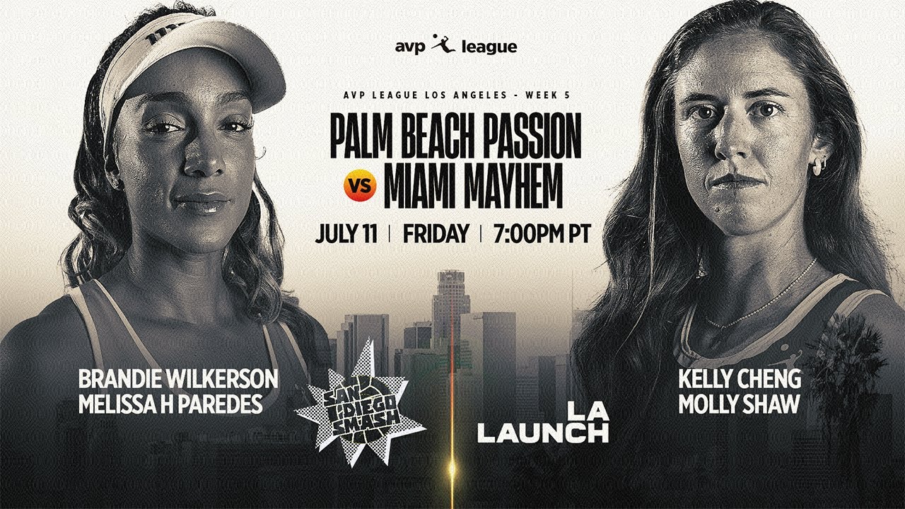 AVP LEAGUE WEEK 5 - LOS ANGELES, CA | Women – Palm Beach Passion v Miami Mayhem