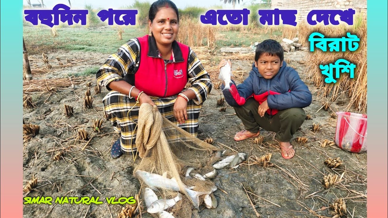 বহুদিন পর পুকুরে মাছ ধরা হলো -কার কার মাছ দিলাম - কত মাছ ধরলাম আজ দেখুন