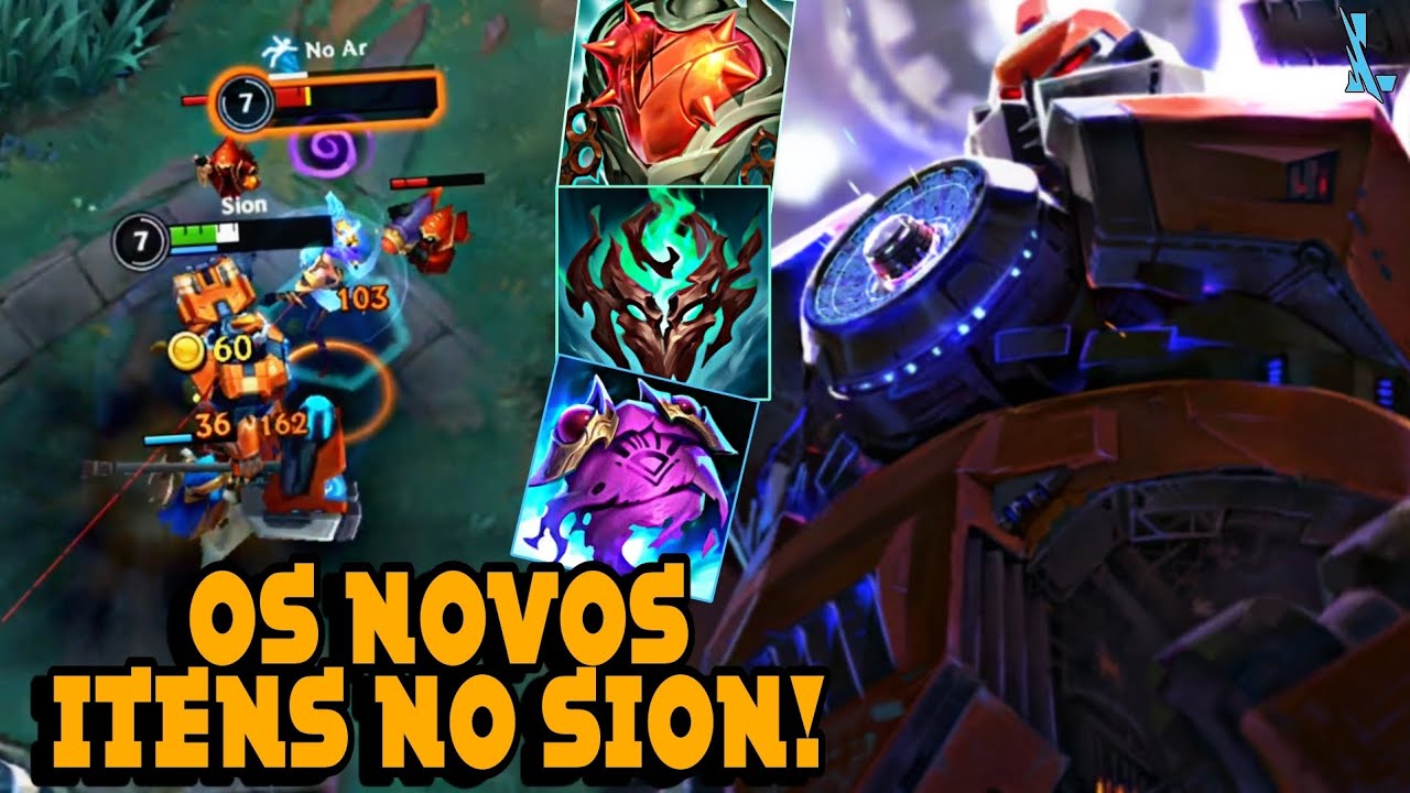SION QUEBRADO? TESTEI OS NOVOS ITENS E O RESULTADO ASSUSTA!! FIQUE IMORTAL!! LoL Wild Rift