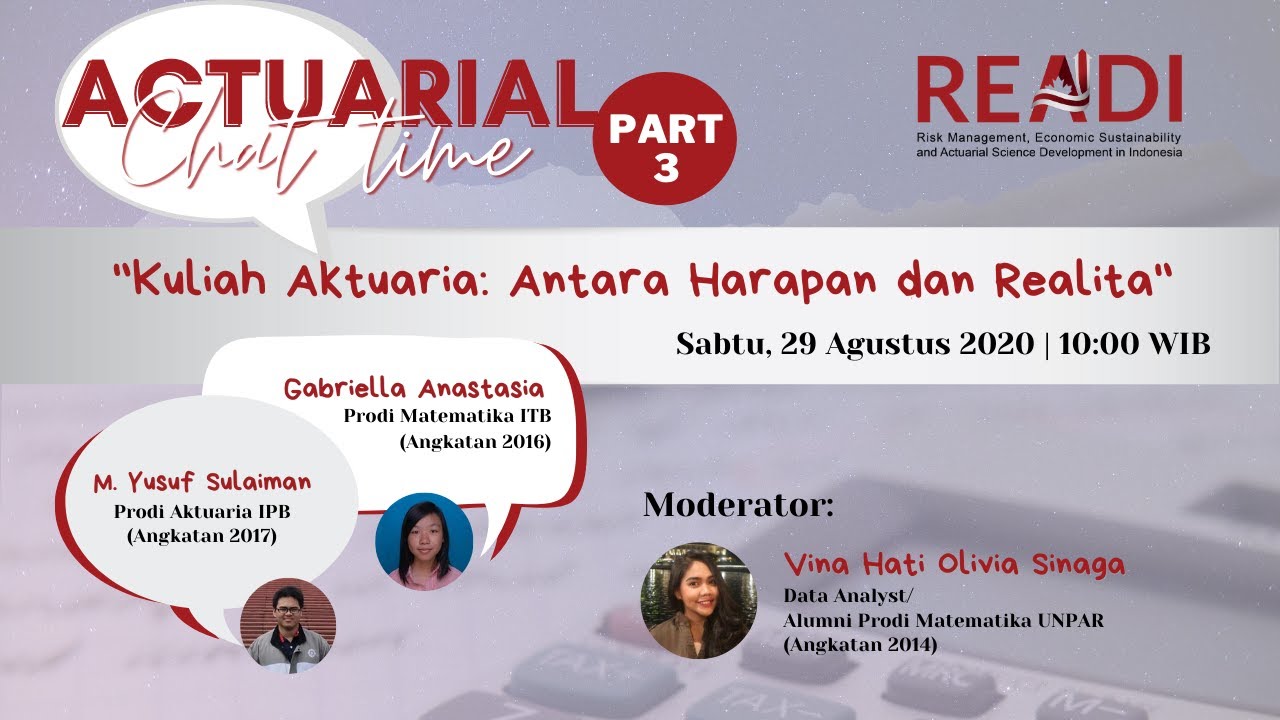 Actuarial Chat Time | Kuliah Aktuaria : Antara Harapan dan Kenyataan