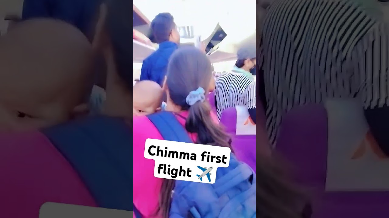 chimma first flight #flight #firstflight #firstflightjourney #babyfirstflight #babyflying #cutebaby