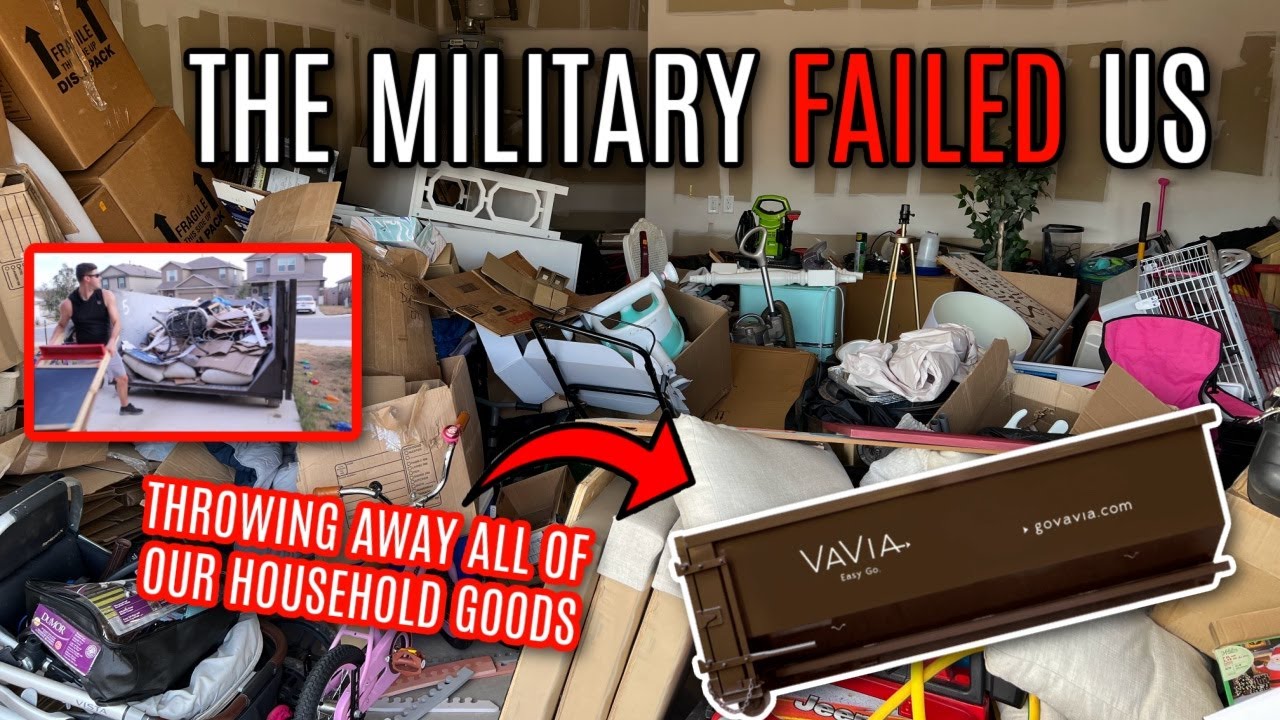 we had to throw EVERYTHING AWAY because the MILITARY *FAILED* us.