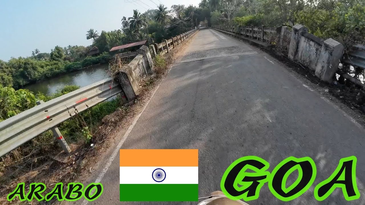 🇮🇳 Tuem Village ➡️ Arabo bridge | 🛵 Goa India Ride | ☘️🇮🇪 Irish🎅🏻Santa Goes for a Spin