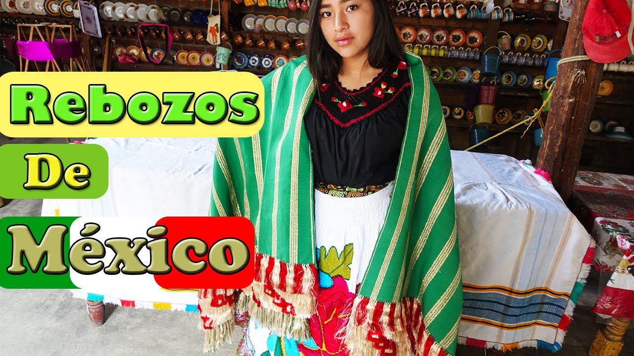 ASÍ HACEN LOS REBOZOS PURÉPECHAS ARTESANALES EN MÉXICO
