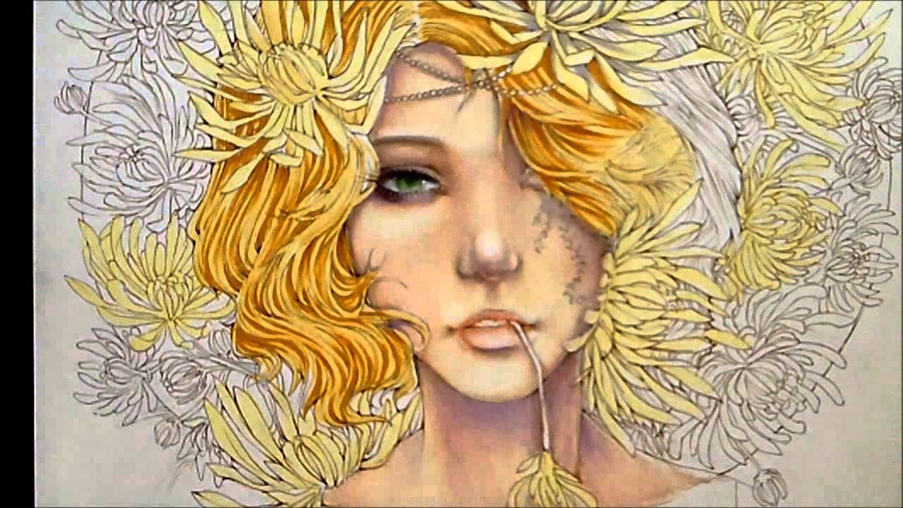 Copic Marker Coloring: Fresh Cut Chrysanthemum