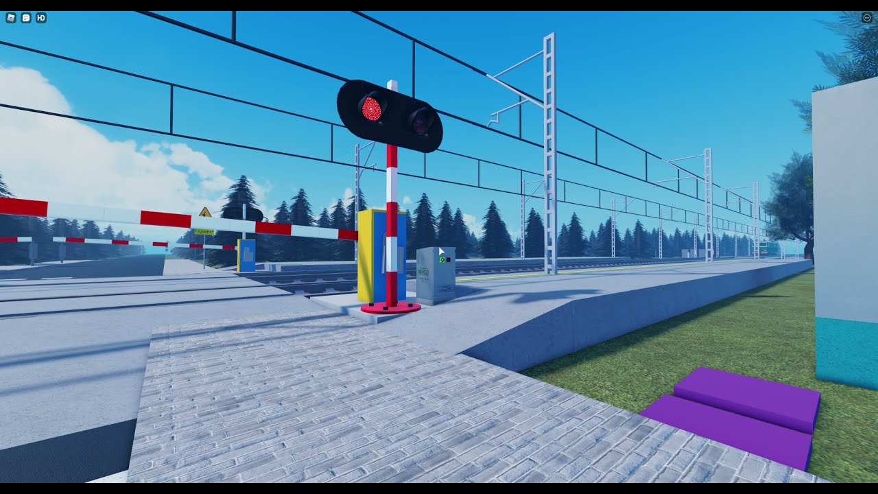 Przejazd kolejowy w Roblox #1