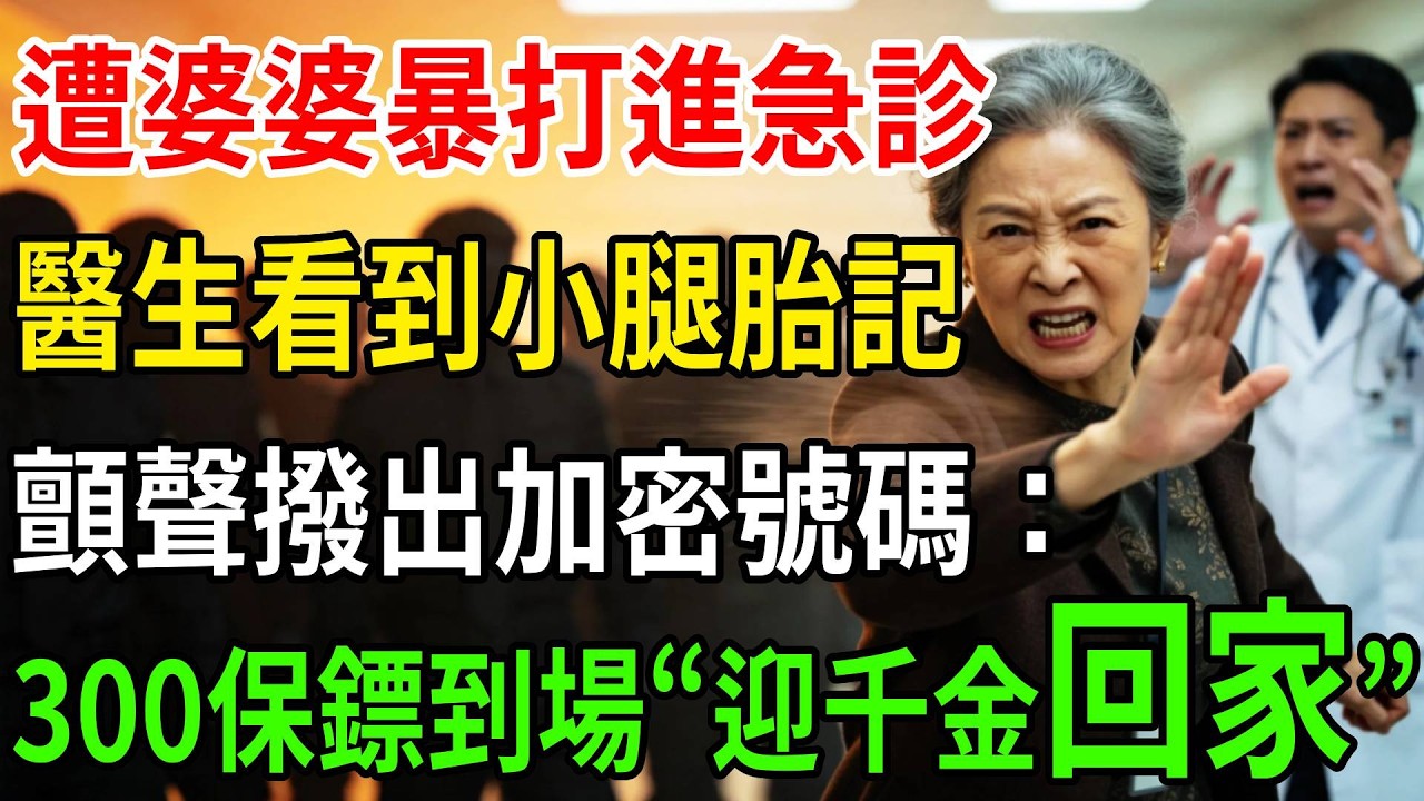 婆婆狂搧我耳光進急診，主治醫生看到小腿胎記，神情大變！顫聲撥出加密號碼瞬間300名保鏢破窗衝進病房 ：恭迎 沈家千金回家！#一帆說故事 #為人處世 #生活經驗 #情感 #故事