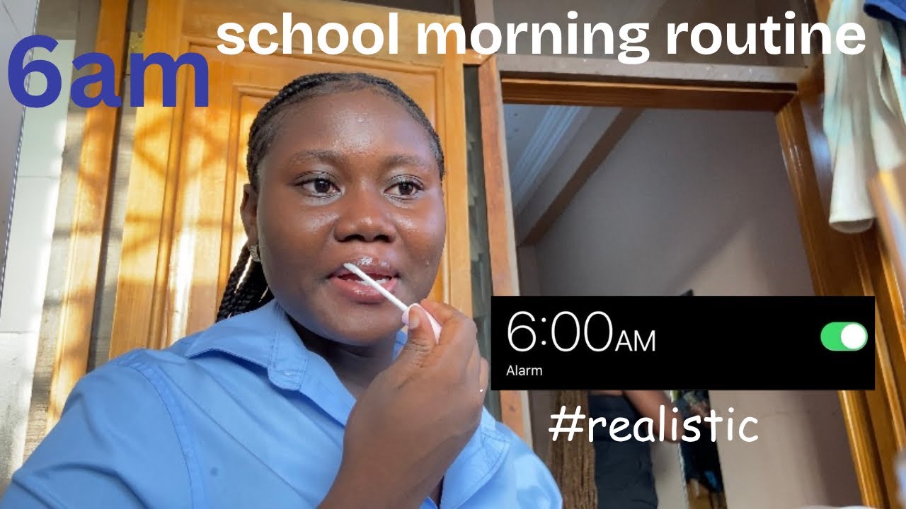 Most realistic 6am school morning routine