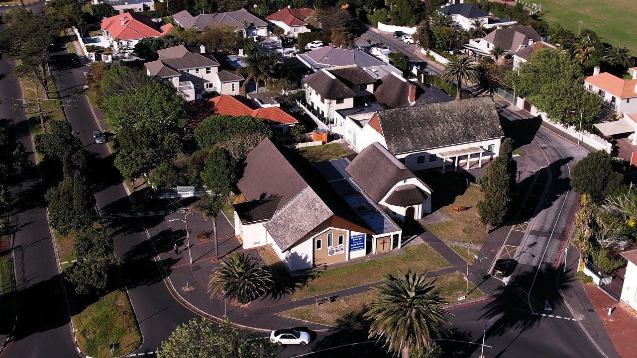 2021 Places of Worship in Pinelands, Cape Town. 4K Drone Stock Show Reel