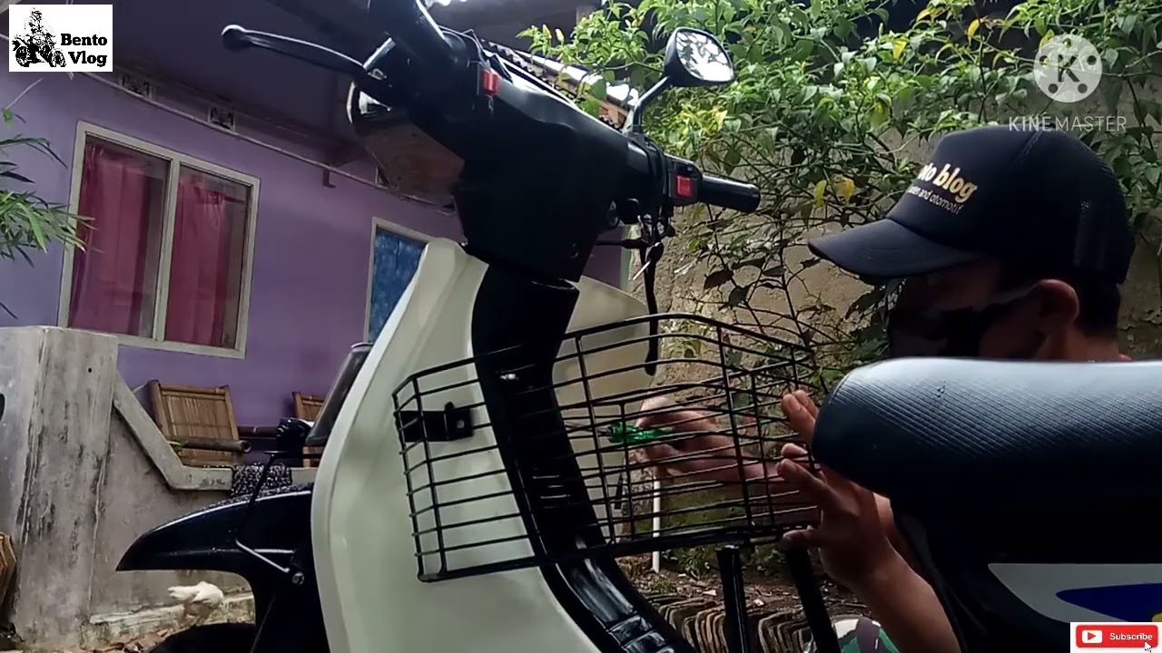 Pasang keranjang sayur Honda Astrea Legenda 