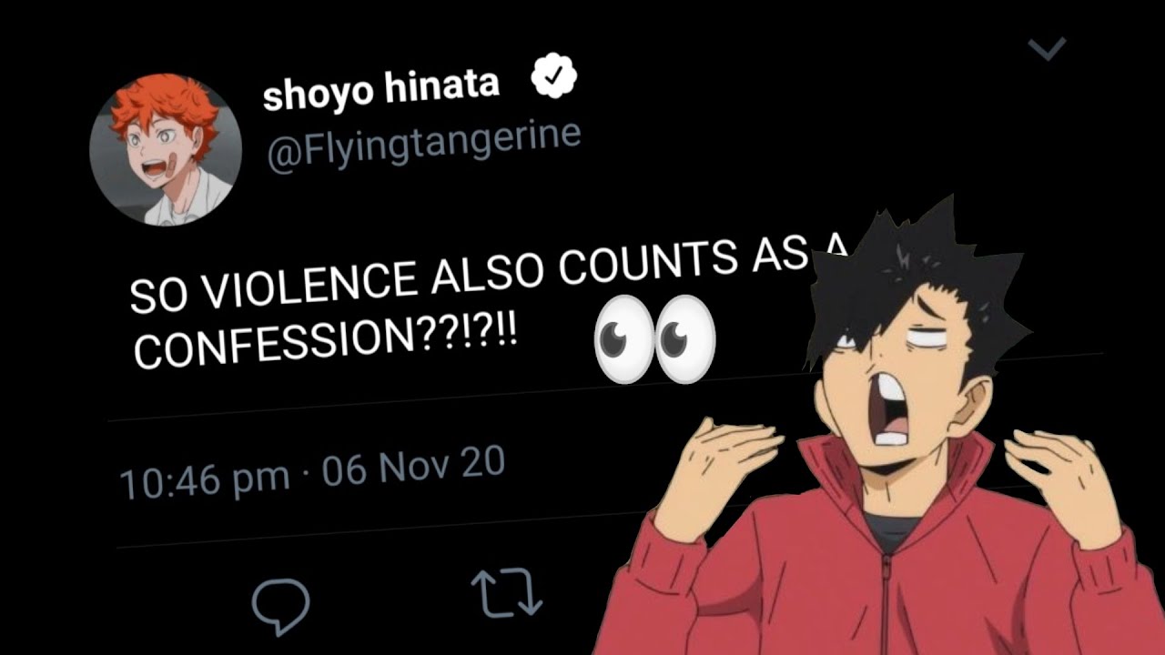 | if haikyuu characters had twitter account |