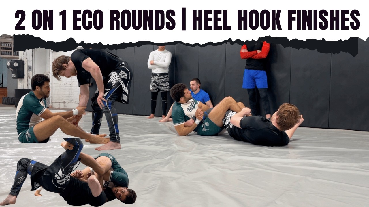 2-on-1 Sweep Rounds + Butterfly Sweep to Heel Hook