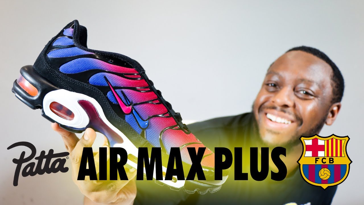 Air Max Plus TN x Patta x FC Barcelona On Foot Sneaker Review QuickSchopes 588 Schopes FN8260 001