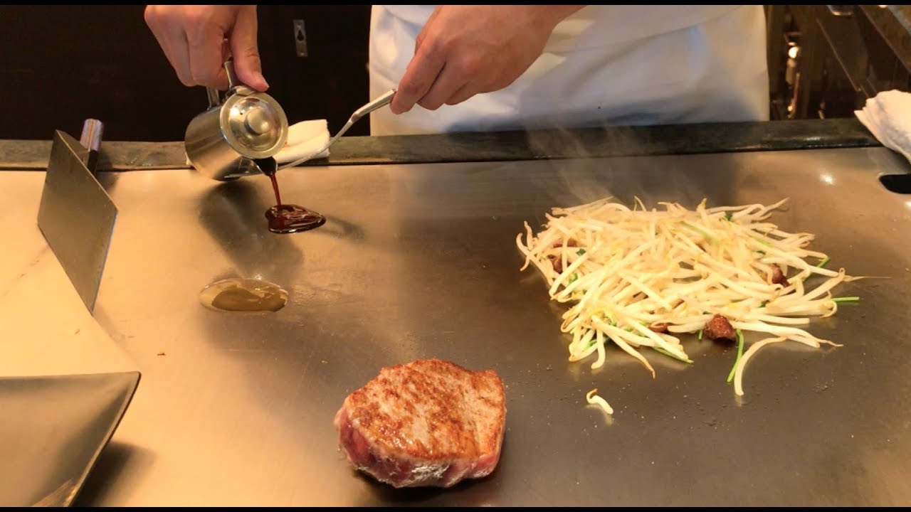 帝国ホテルの鉄板焼の職人技 - 和牛＆野菜の焼き方 | WAGYU TEPPANYAKI in Imperial Hotel Tokyo