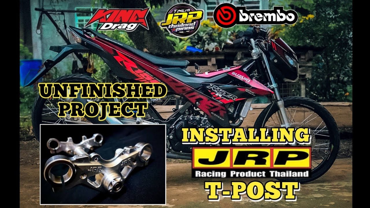 JRP T-POST FOR RAIDER FI, INSTALLED! || Unfinished project bike || Ep. 1