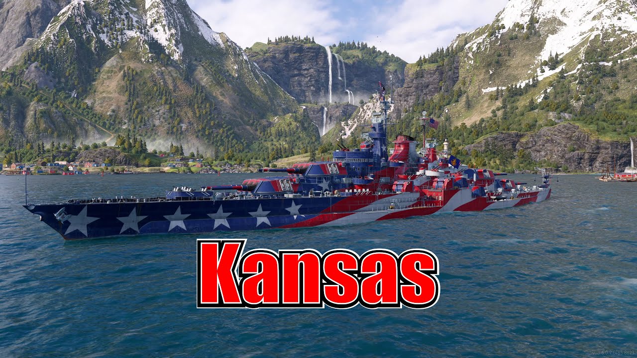 Path to The Kansas Complete! (World of Warships Legends Xbox Series X) 4k