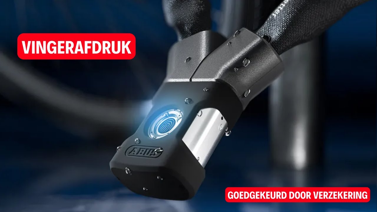 Vingerafdrukslot zonder sleutel  - 🔒 ABUS YARDO 7807F –  | ✔️ ENRA goedgekeurd
