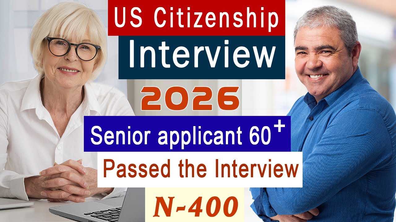 New N-400 US Citizenship Interview 2026 ➡️ Senior Applicant Passed Naturalization Test 2026