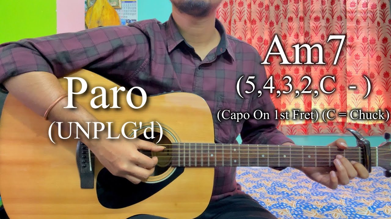 Paro - ‪@adityarikhari‬ | UNPLG'd | Easy Guitar Chords Lesson+Cover, Strumming Pattern, Progressions