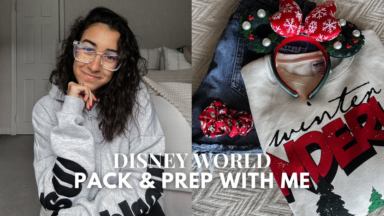 PACK & PREP WITH ME FOR DISNEY WORLD - my packing list, organizing my outfits & Disney packing tips!