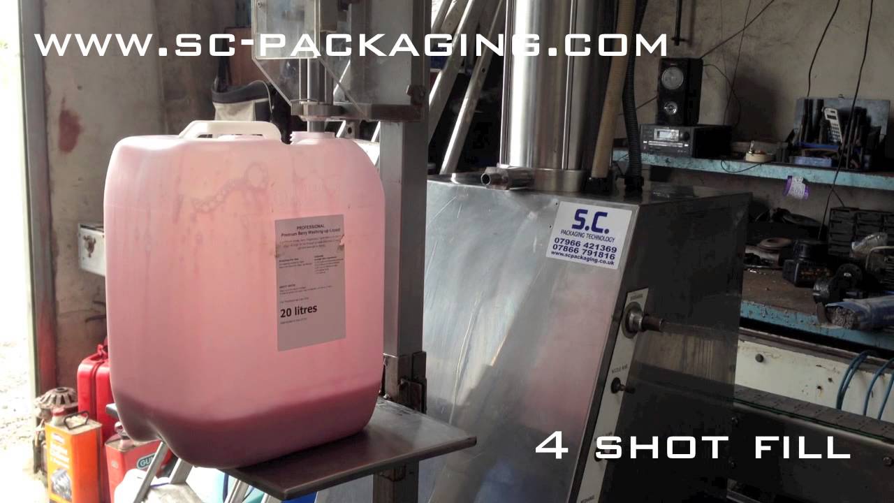 Masterfill 5 litre piston filling machine