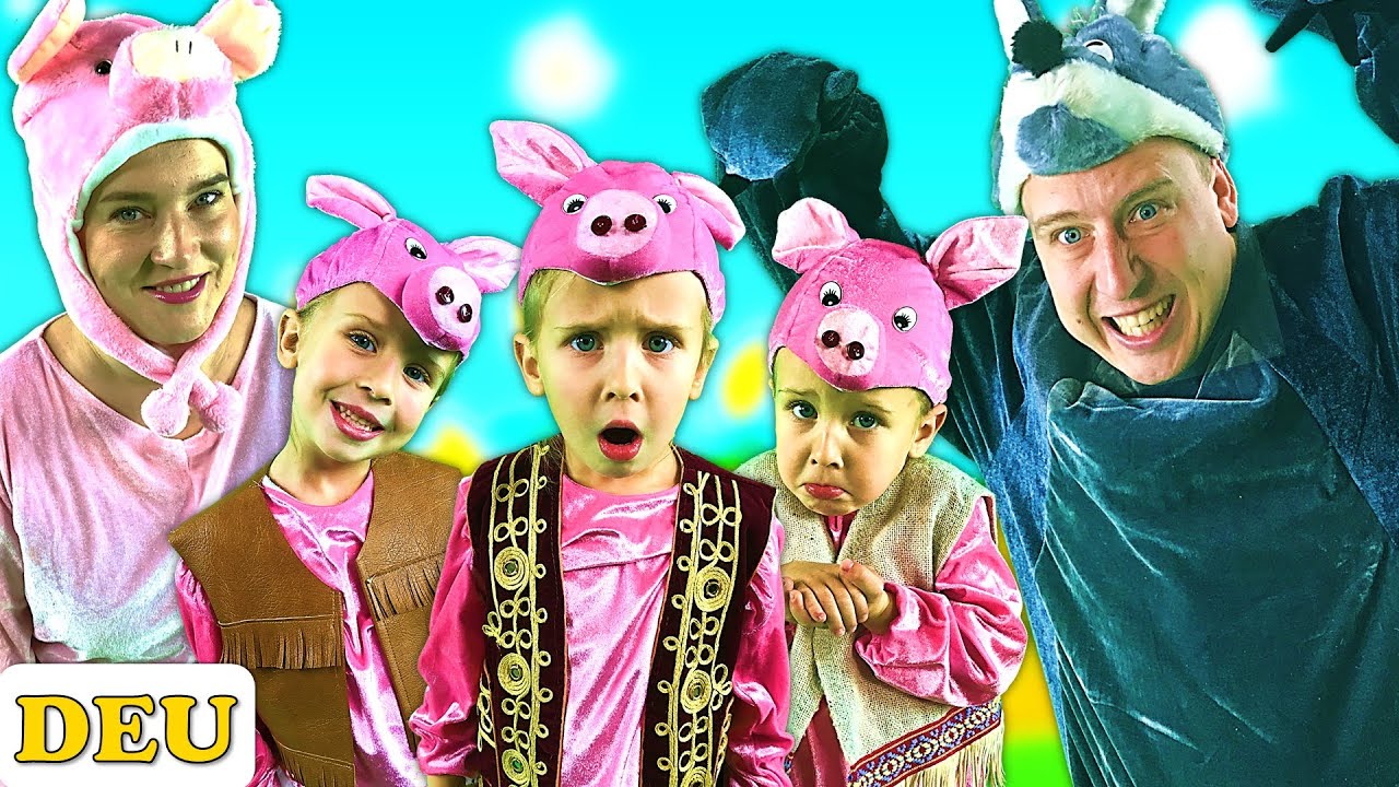 Drei kleine Schweine | Märchen für Kinder