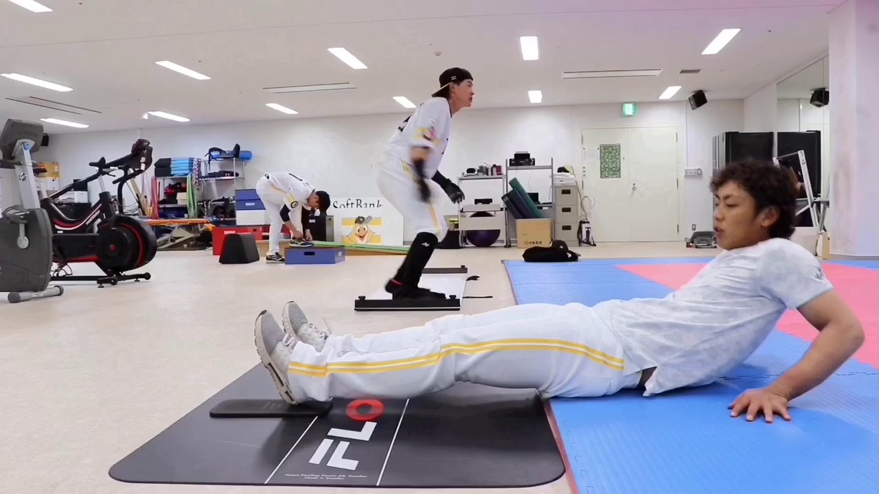 ホークス公式 やってみよう！〜今宮選手の強化メニューきっと8回目