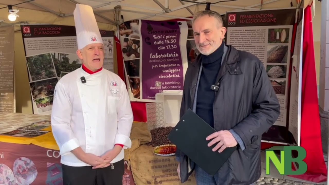 Profumo di cioccolato a Biella con...Valerio Catella