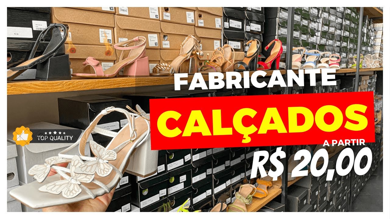 CALÇADOS FEMININOS A partir de R$ 20,00 direto da FÁBRICA - RASTEIRINHAS | TÊNIS | SAPATILHAS
