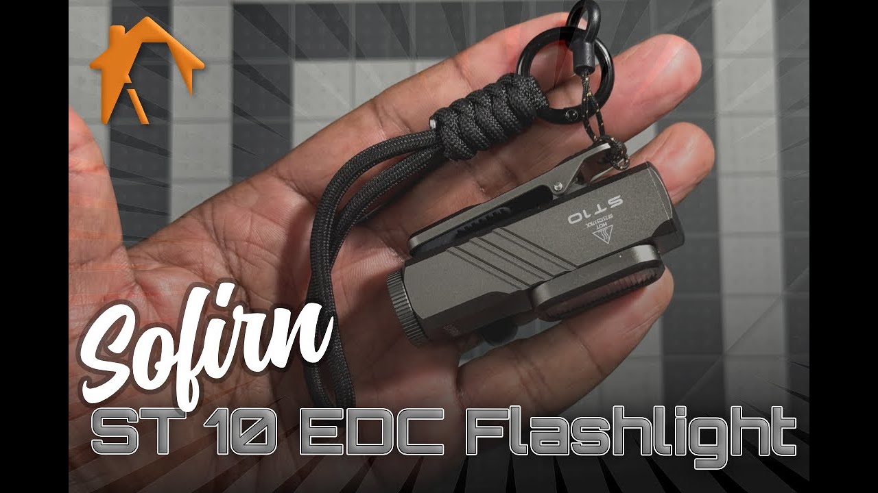 Sofirn ST10 EDC Clip ON Flashlight Rechargeable