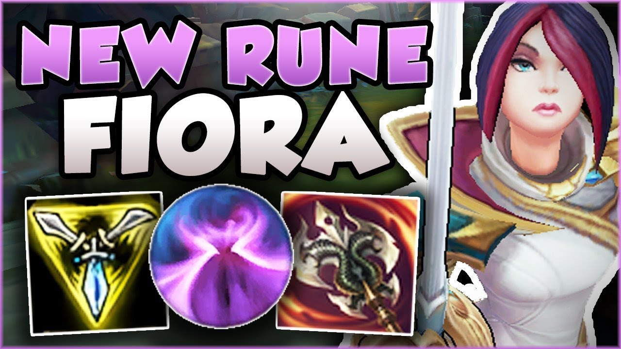 WTF.. RIOT 100% BROKE FIORA WITH THIS NEW RUNE! FIORA SEASON 8 TOP GAMEPLAY! - League of Legends